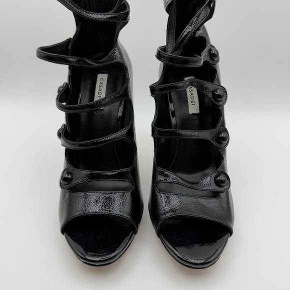 CASADEI BLADE STRAPPY PUMPS BOOTIES 41 NEW!!!! - Picture 3 of 10